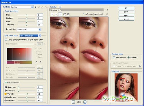 Imagenomic Portraiture for Adobe Photoshop Lightroom v2.2 Build 2207 + Manual