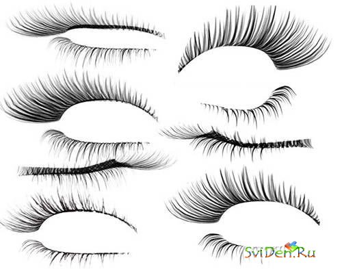 Eyelashes in PSD a format