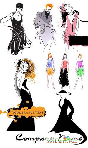 Fashion Girls Vector Collection