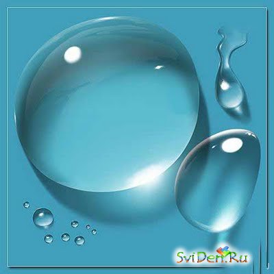 PSD template - a Water Drop