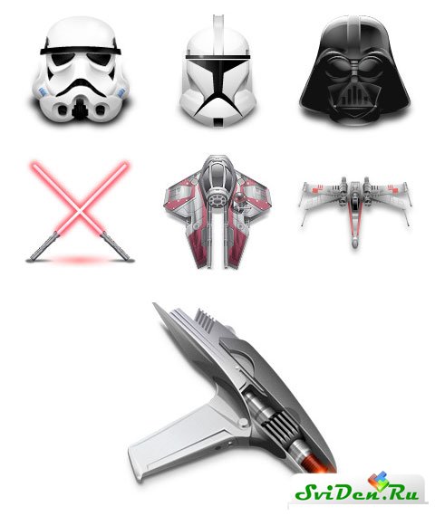  - Star Wars & Star Trek icon pack