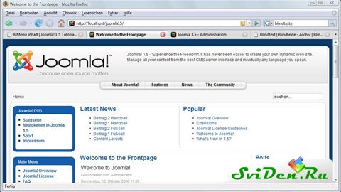 Video2Brain: Joomla! 1.5 (2008)
