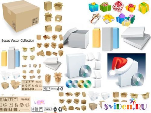 Boxes Vector Collection