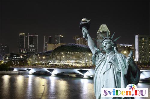 Statue of Liberty - Psd Template