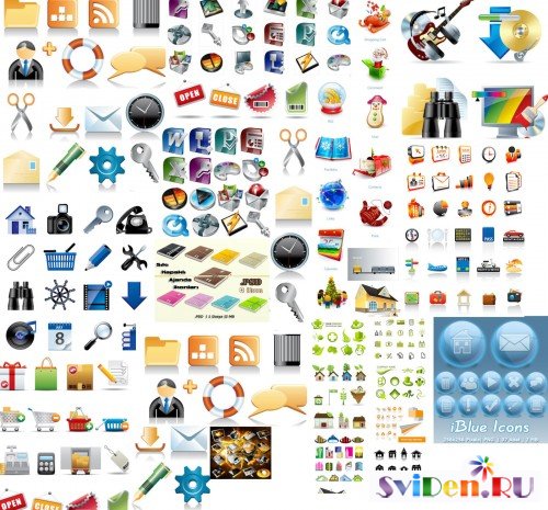 3000+ Web Icons, PNG Files, PSD, Blog Icons
