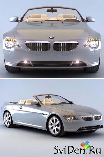 BMW 6 Convertible - 3D Model