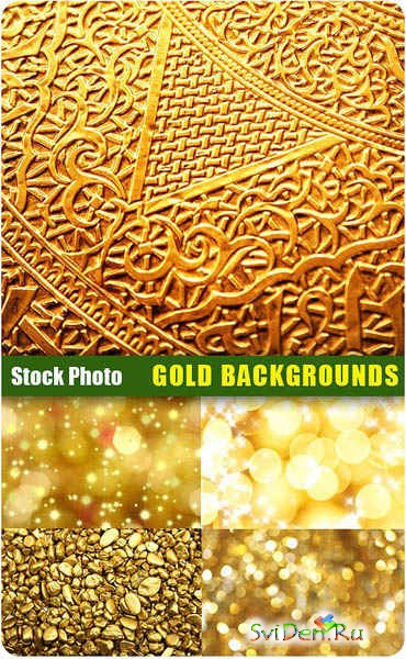 Stock Photo - Gold Backgrounds