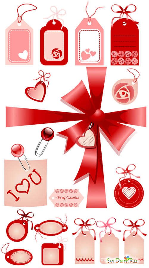 Vector Clipart - Red Label