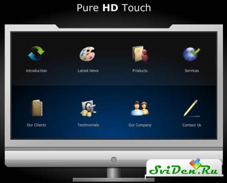 Pure HD - Flash Site Template